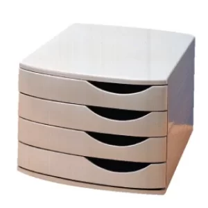 Image of Jalema 4 Drawer Desktop Set Grey J26863GRY