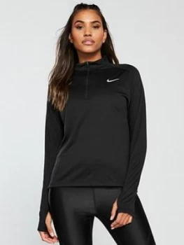 Image of Nike Running Pacer Top - Black, Size L, Women