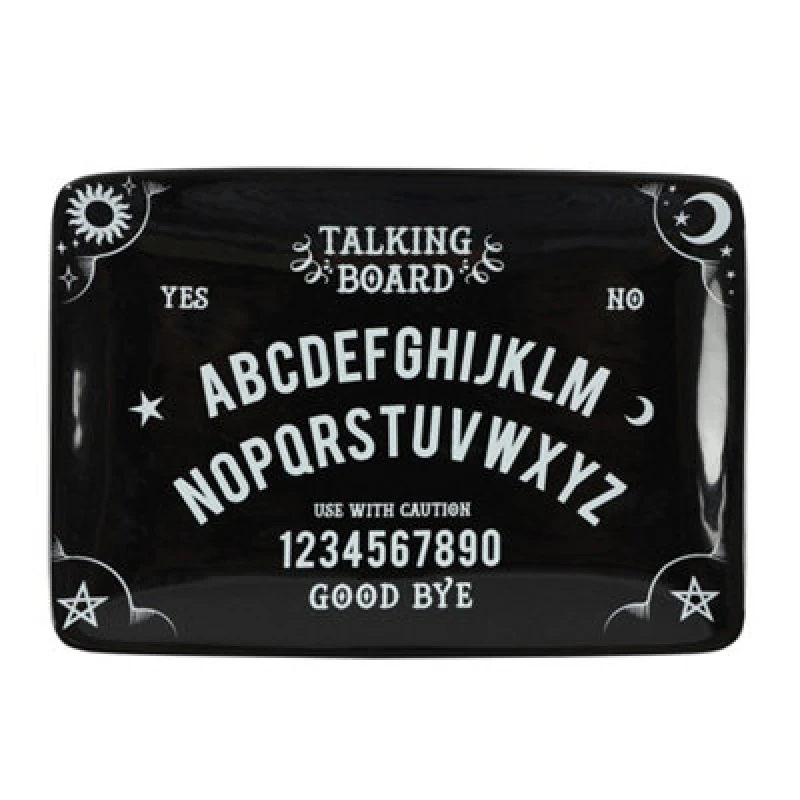 Image of Something Different Something Different Ouija Trinket Dish in Black One Size Unisex 5059699424128