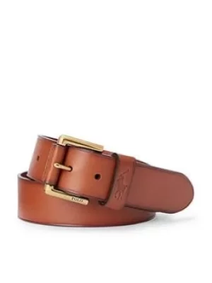Image of Polo Ralph Lauren Polo Ralph Lauren Leather Belt With Polo Player Keeper