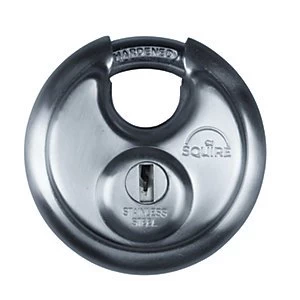 Image of Squire Discus Padlock with Drill Protection & Boron Shackle - 70mm