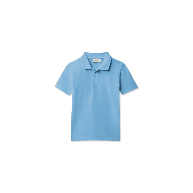 Image of Calvin Klein CK L Solid Polo Jn63 Blue male 8Y