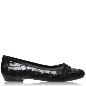 Image of Vivienne Westwood X Melissa Margot Croc Pumps - Black