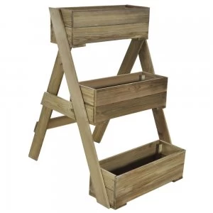Image of Forest Garden Compact Cascade Planter Rectangular Softwood