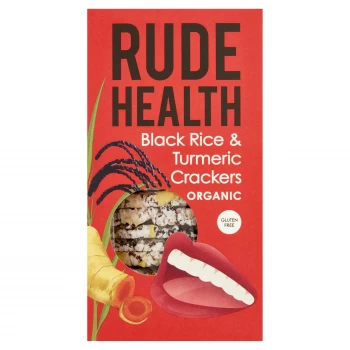 Image of Rude Health Black Rice & Turmeric Crackers 100g