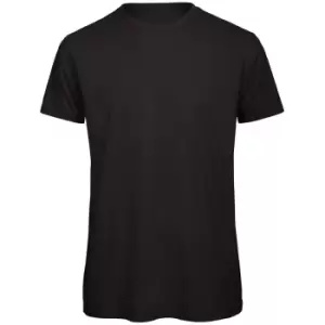 Image of B&C Mens Favourite Organic Cotton Crew T-Shirt (S) (Black)