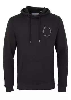 Image of Les Deux Mens Circle Hoodie In Charcoal