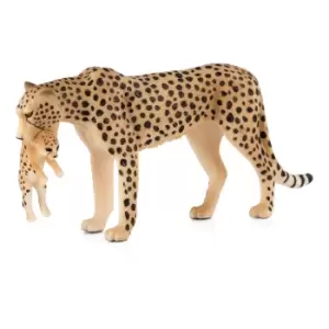 Image of ANIMAL PLANET Wildlife & Woodland Female Cheetah with Cub Toy...