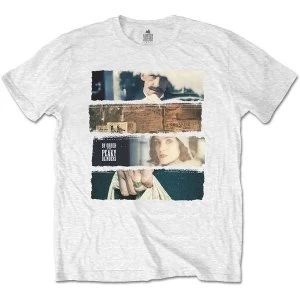Image of Peaky Blinders - Slices Unisex Medium T-Shirt - White