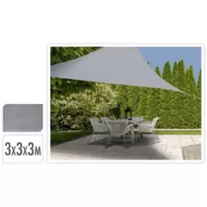Image of ProGarden Shade Cloth 3x3x3 m Grey Triangle - Grey
