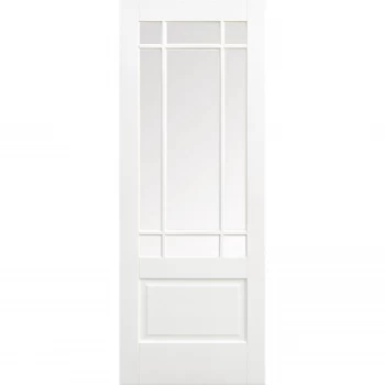 Image of Downham Internal Glazed Primed White 9 Lite Door - 762 x 1981mm