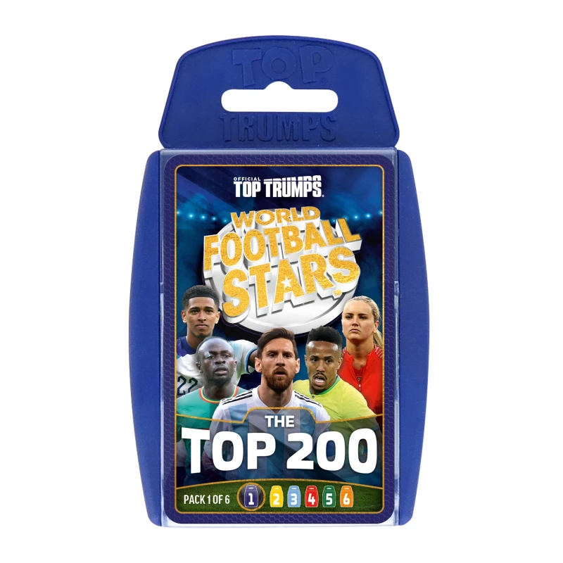 Image of World Football Stars Top 200 Top Trumps Card - Pack 1