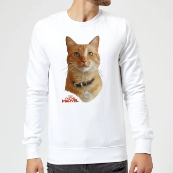 Image of Captain Marvel Goose Sweatshirt - White
