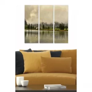 Image of MDF3648365 Multicolor Decorative MDF Painting (3 Pieces)