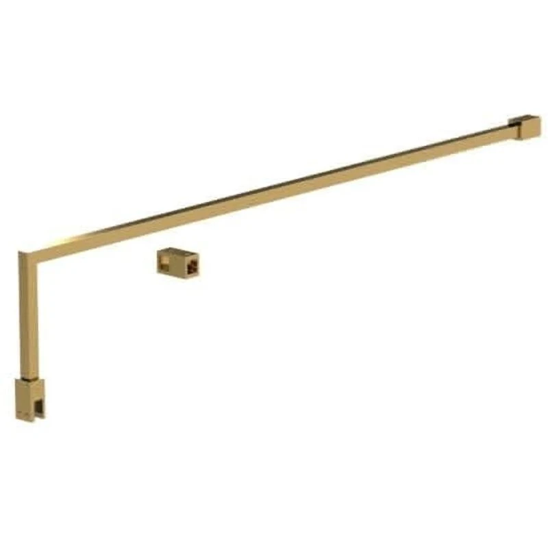 Image of NUIE Nuie - Brushed Brass 1000mm Square Shower Screen Support Bar - FIX025 FIX025
