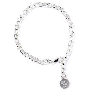 Image of Harry Potter Sterling Silver Branded Charm Bracelet Adult