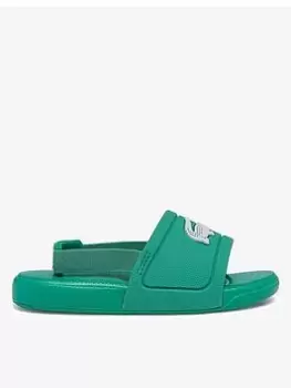 Image of Lacoste L.30 SLIDER 0922 1 CUI GRN/WHT, Green/White, Size 7 Younger