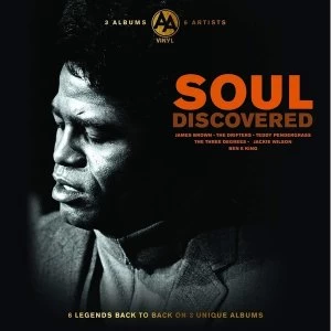 Image of James Brown / Jackie Wilson / Ben E King / Jimmy Ruffin / The Drifters / The Three Degrees - Soul Discovered Vinyl
