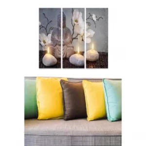 Image of MDF189727706 Multicolor Decorative MDF Painting (3 Pieces)