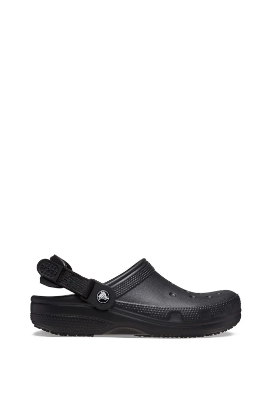 Image of Crocs Crocs Men Classic Work Clog in Black Size: 7 Black 7 Male 196265634712