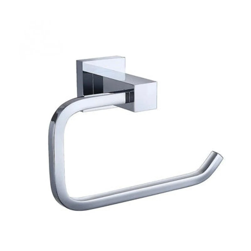 Image of Nes Home Rio Square Toilet Roll Holder Chrome