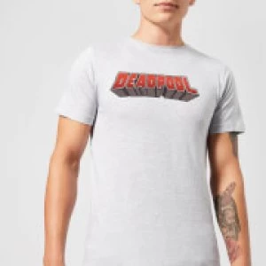 Image of Marvel Deadpool Logo Mens T-Shirt - Grey - S
