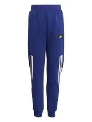 Image of adidas Junior Boys Fi 3s Tap Pant, Blue/White, Size 9-10 Years