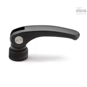 Image of ELESA LAC Cam levers Technopolymer With adjustable ring-nut rotating pin with AI