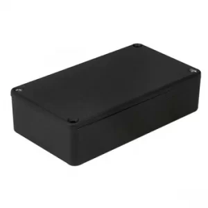 Image of Hammond 1550BBK IP54 Diecast Aluminium Enclosure Black (115 x 64 x...
