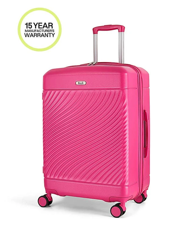 Image of Rock Rock Love Island Medium Suitcase Pink - Rock - Size: Medium Pink Medium UH37301