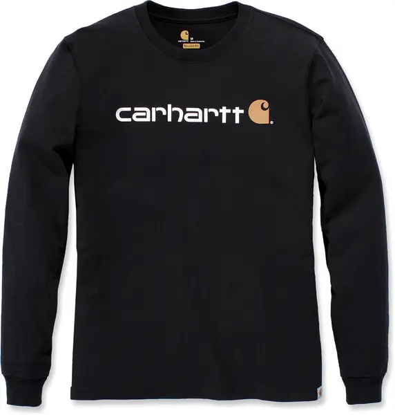 Image of Carhartt EMEA Workwear Signature Graphic Core Logo Longsleeve, black, Size S