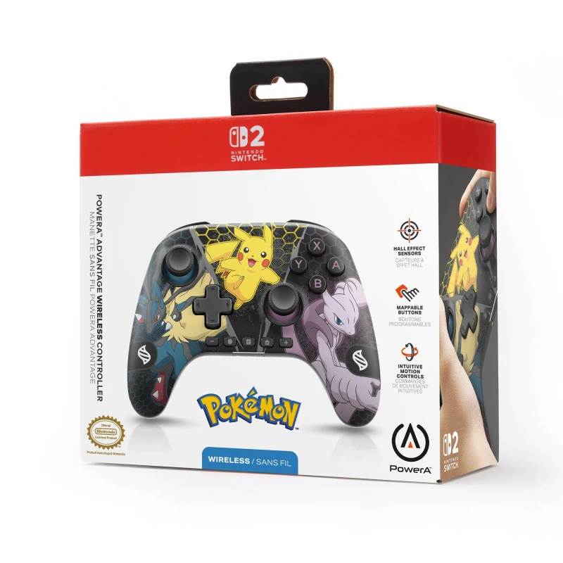 Image of PowerA Advantage Wireless Controller for Nintendo Switch 2 - Pokemon Mega 617885159817