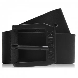 Image of Replay Leather Belt - Black 098