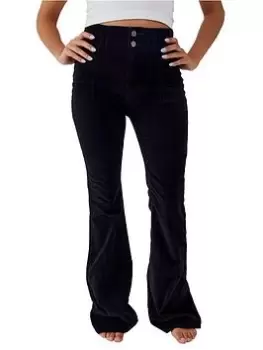 Image of Free People Jayde Cord Flare - Black