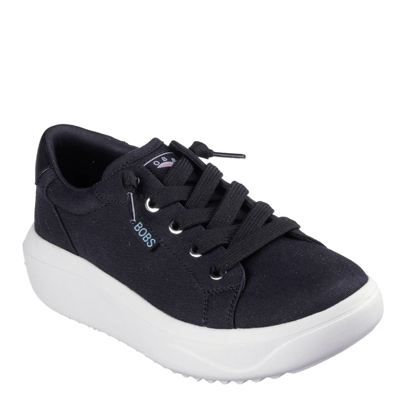 Image of Skechers Womens Popupsmax Classic Low-Top Trainers Black female 2 (35)