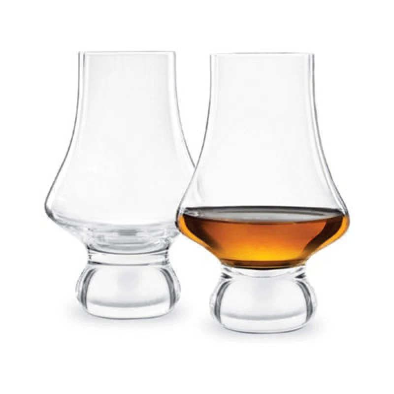 Image of Final Touch DuraShield Lead-Free Crystal Whiskey Tasting Glasses 195ml Set of 2 Clear Clear unisex