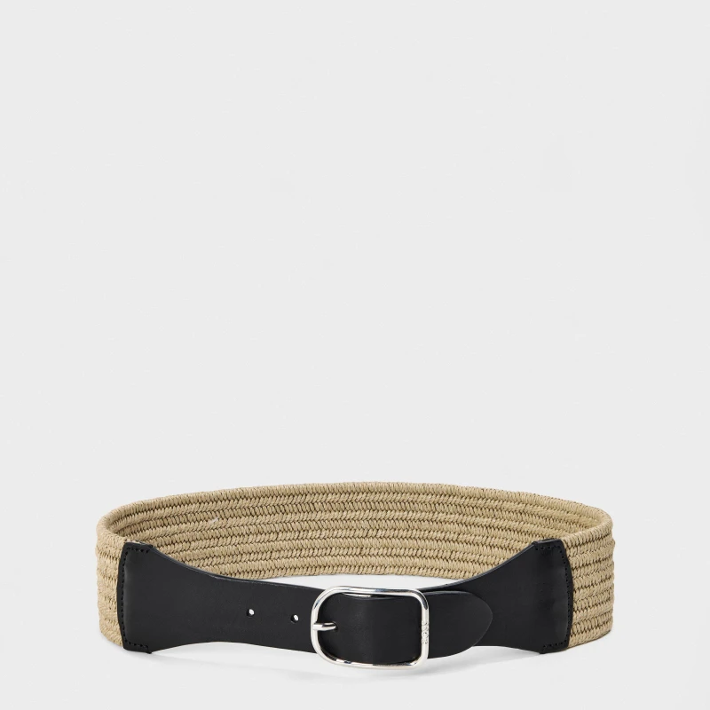 Image of Boss Womens Clea El Leather Belt Medium Beige female 30R (80cm)