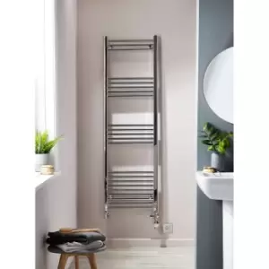 Image of Towelrads Hamilton Curved Towel Radiator, 1600x400mm - Chrome