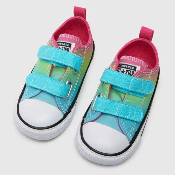 Image of Converse multi all star lo 2v Girls Toddler toddler Multi UK 3 (EU 19)