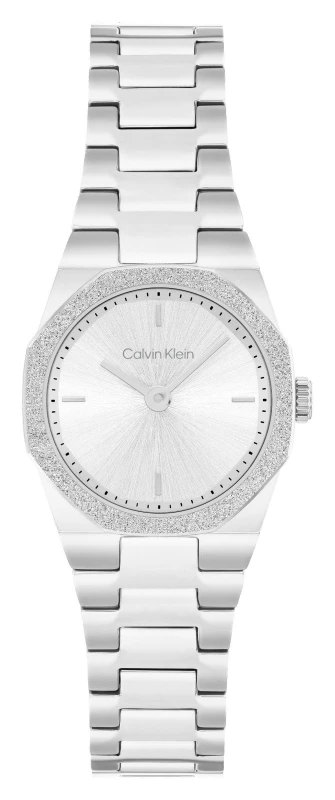 Image of Calvin Klein 25100141 Geometric Elegance (23mm) Silver Dial Watch