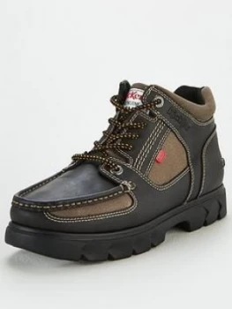 Image of Kickers Lennon Mid Colour Block Boots - Black, Size 7, Men
