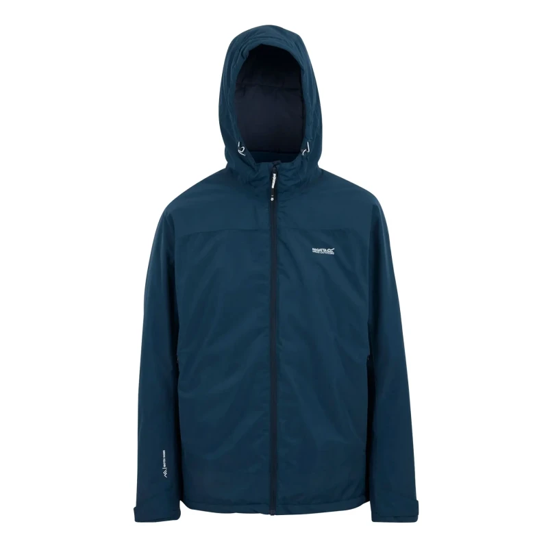Image of Regatta Regatta Men Frelton Waterproof Insulated Jacket in Blue Size: Medium Blue M Male 5063516129363