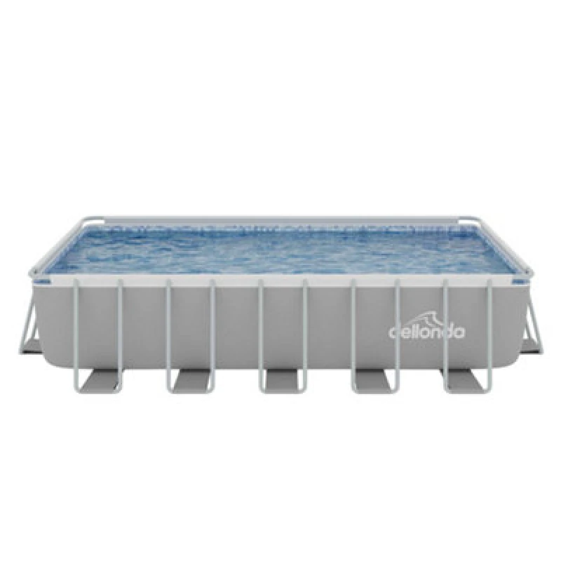 Image of Dellonda Swimming Pool 21ft 640X305Cm XXL Steel Frame Above Ground & Filter Pump