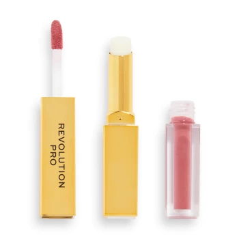 Image of Revolution Pro Supreme Stay 24 Hour Lip Duo 1.5g (Various Shades) - Velvet