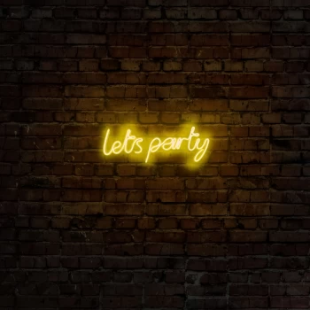 Image of Lets Party - Yellow Yellow Wall Lamp