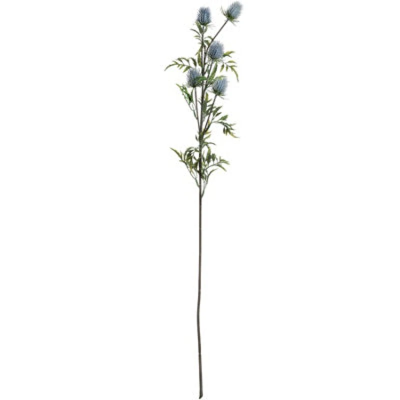 Image of Hill Interiors Artificial Eryngium Thistle Soft Blue (One Size)