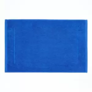 Image of Imperial Plain Cotton Royal Blue Bath Mat - Blue - Blue - Blue - Homescapes