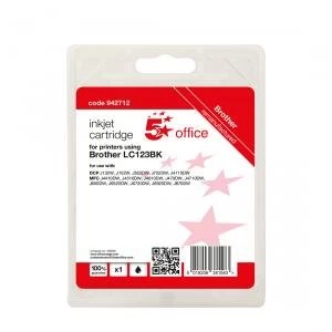 Image of 5 Star Office Supplies Inkjet Cartridge Page Life Black 600pp Brother