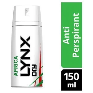 Image of Lynx Dry Africa Aerosol Anti-Perspirant Deodorant 150ml