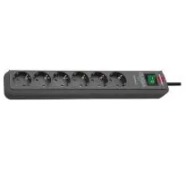 Image of Brennenstuhl 1159710515 power extension 5m 6 AC outlet(s) Indoor...